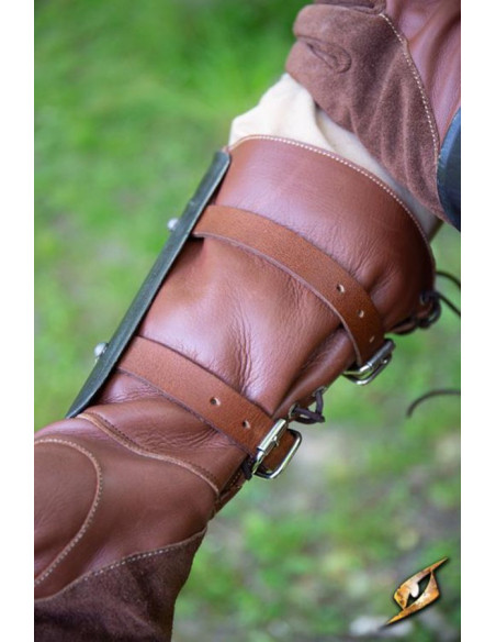 Medieval Escudero Bracelets, Dark Finish