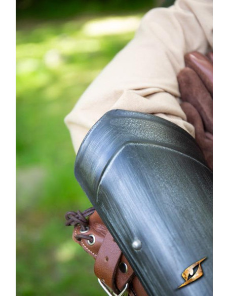 Medieval Escudero Bracelets, Dark Finish