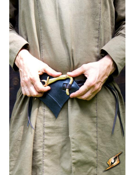 Dark Elves leather belt, black