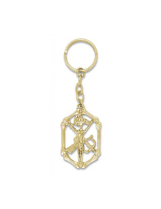 Legion Christ bone keychain
