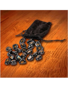 Viking runes set with bag