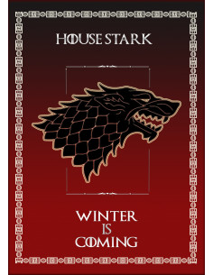 Banner Game of Thrones House Stark (50x70 cms.)