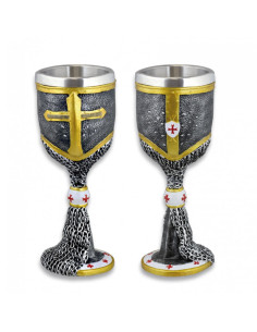 Templar Shield Cup Chainmail
