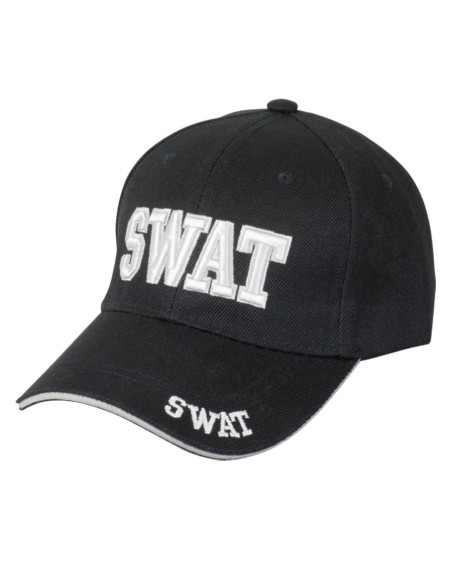 Black baseball cap SWAT
