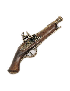 Italian Terzetta flintlock pistol