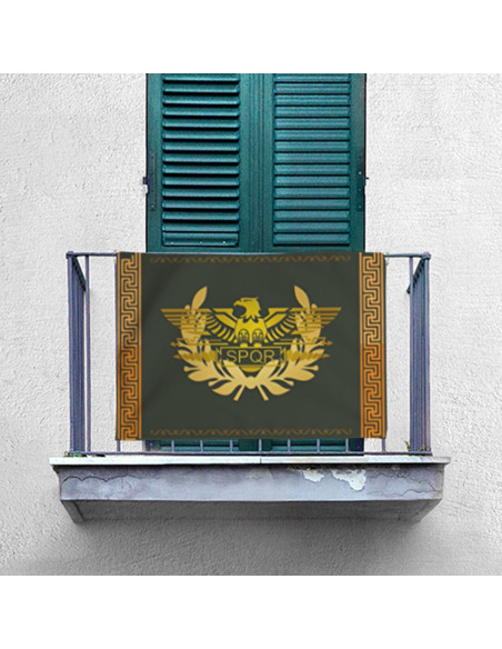 Banner Roman Legion SPQR landscape...