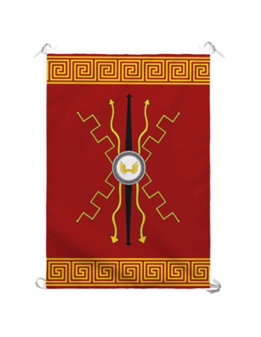 Roman Banner Gods. Interior and exterior (70x100 cms.)
 Material-Satin