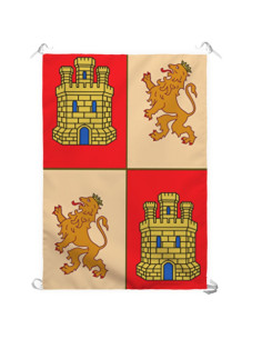 Castilla y León Medieval Banner (70x100 cms.)