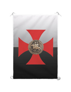 Knights Templar Cross Banner (70x100 cms.)