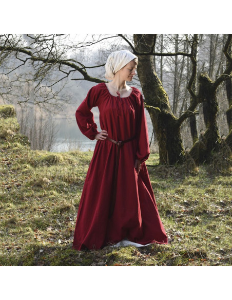 Ana medieval dress, red wine