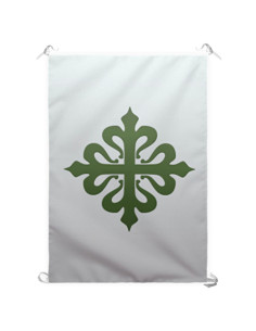 Green Order of Calatravos Cross Banner (70x100 cms.)