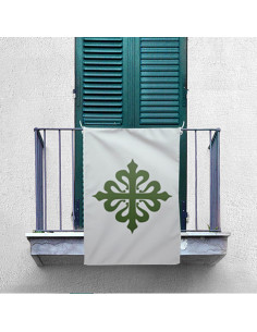 Green Order of Calatravos Cross Banner (70x100 cms.) 2