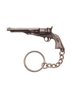 Western Long Revolver Keychain