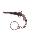 Western Long Revolver Keychain