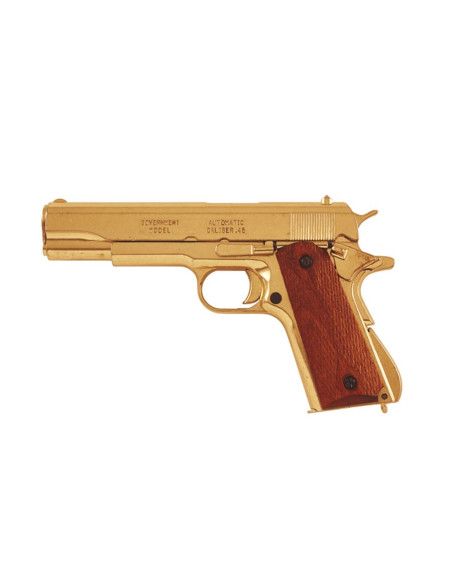 M1911A1 brass plated automatic pistol