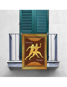 Banner Greek Olympics, Athletics (70x100 cms.) 2