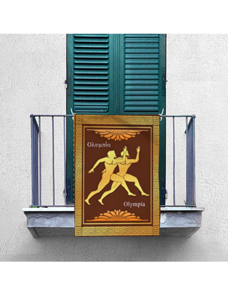 Banner Greek Olympics, Athletics...