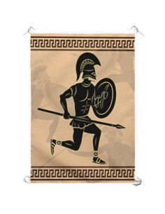 Banner Greek Fighters (70x100 cms.)