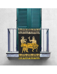 Rest and Leisure Banner in Classical Greece (70x100 cms.) 2