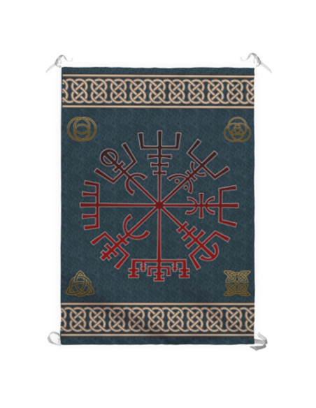 Vegvisir Viking symbol banner (70x100...