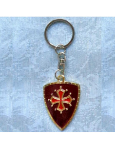 Keychain with the cross of the Cathars