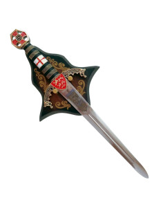 Richard the Lionheart dagger with hanging board