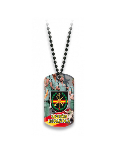 Plate with ball chain of the Spanish...