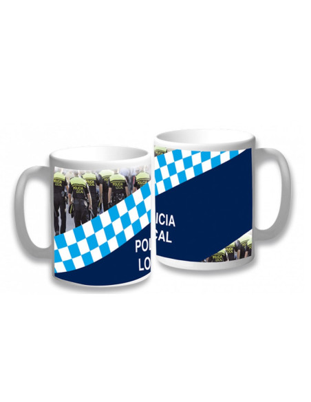 Cup Ceramic Local Police of Spain