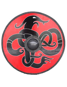 Viking Tribal Shield of Windlass wood and steel