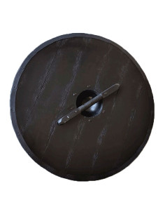 Round Medieval Shield of Windlass wood and steel 2