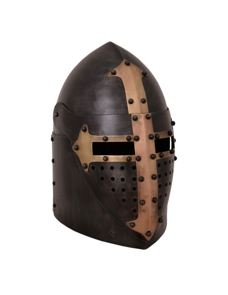 Sugarloaf Templar helmet with visor,...