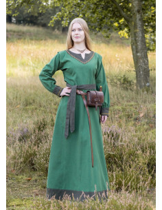 Viking dress Jona, green