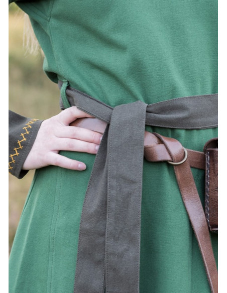 Viking dress Jona, green