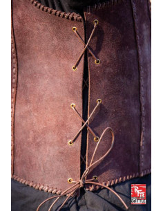 Medieval Leather Warrior Veteran Armor, Brown 2
