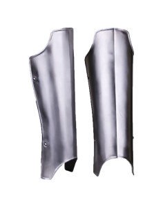 Markward medieval greaves, polished finish