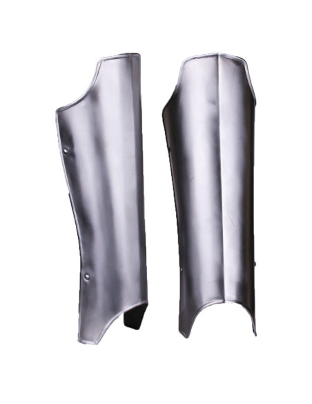 Markward medieval greaves, polished...
