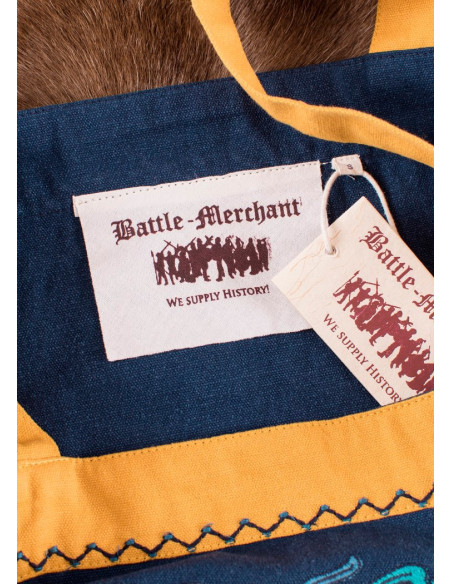 Blue Viking Hilja apron dress with...