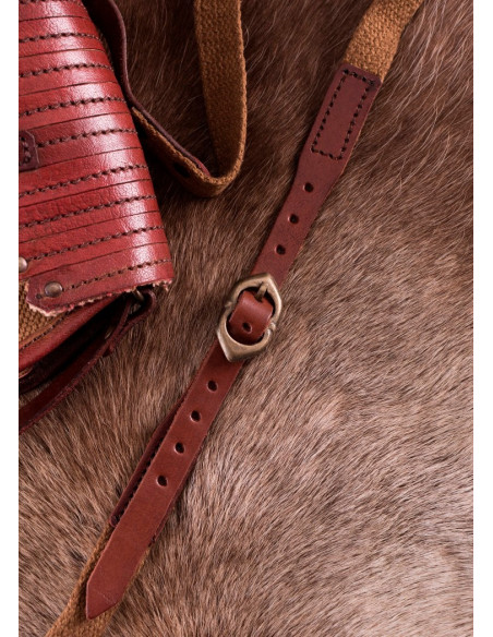 Viking bag in canvas and leather