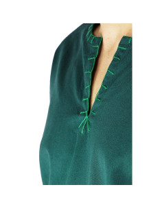 Viking tunic with Erwin embroidery, green 2