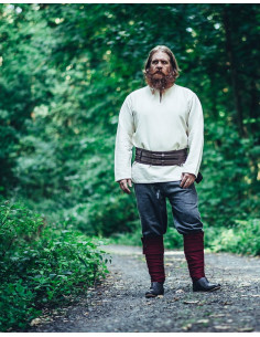 Viking tunic Ivar, natural white 2