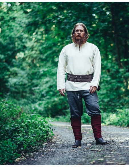 Viking tunic Ivar, natural white