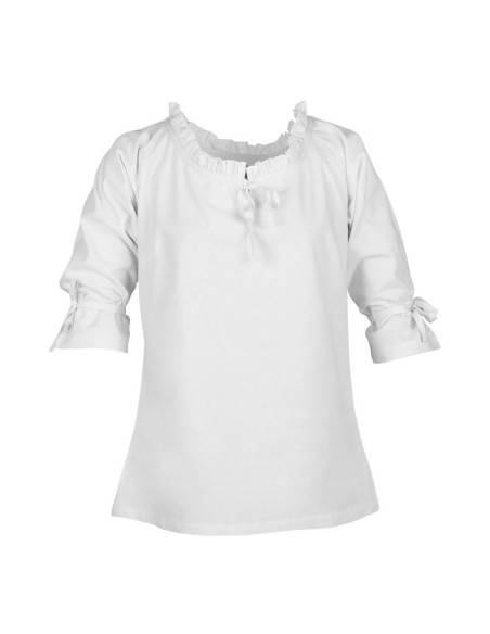 Medieval blouse woman Birga, white Medieval blouse woman Birga, white