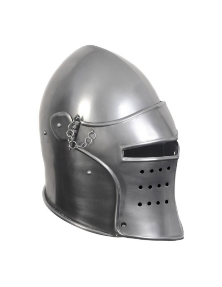 Medieval warrior bacinet, with visor Medieval warrior bacinet, with visor