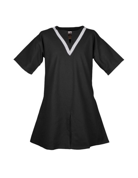 Black Ailrik medieval tunic