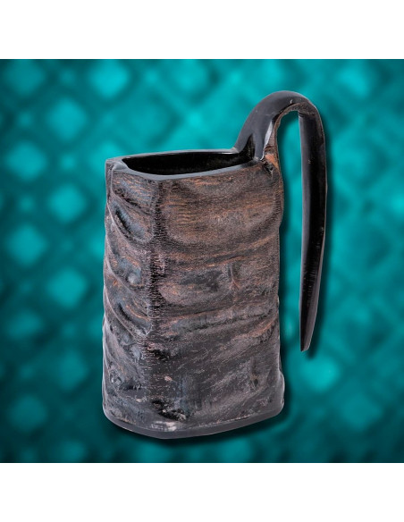 Viking mug in genuine horn