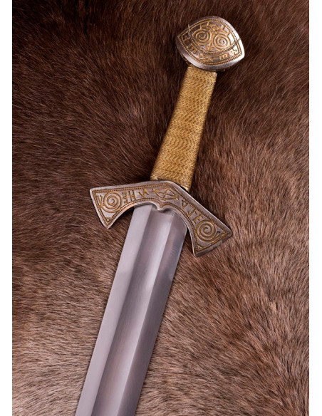 Viking Langeid sword with scabbard,...