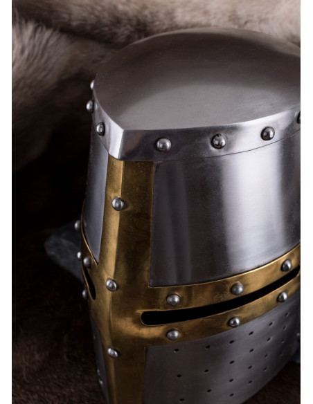 Medieval Great Helm, 14th century,...
