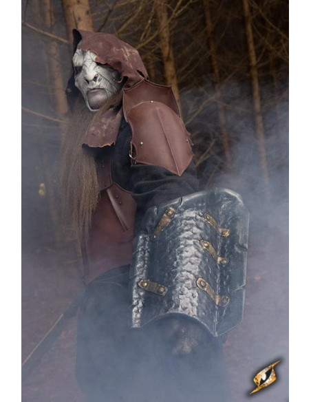 Latex Orc buckler for forearm