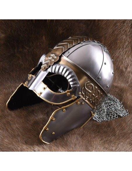 Beowulf medieval helmet with visor