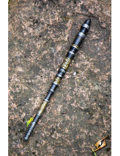 Black mystical magic wand